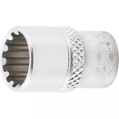 BGS technic Gola hlavica, Gear Lock, 6,3 mm (1/4") račňa ,11 mm (BGS 10111)