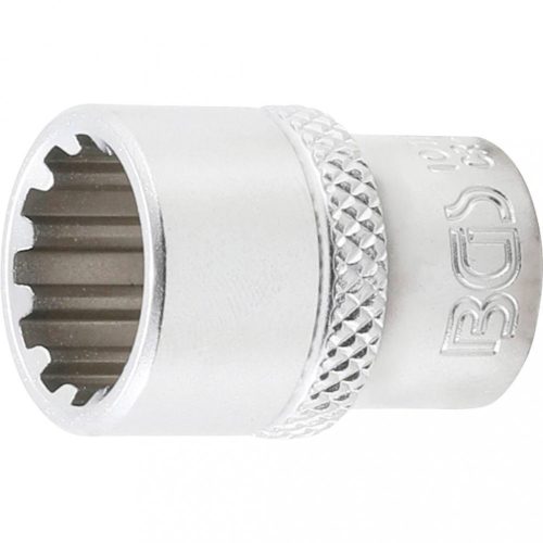 BGS technic Gola hlavica, Gear Lock, 6,3 mm (1/4") račňa , 12 mm (BGS 10112)