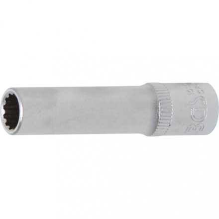 BGS technic Gola hlavica, Gear Lock, dlhá, 6,3 mm (1/4") račňa , 7 mm (BGS 10157)