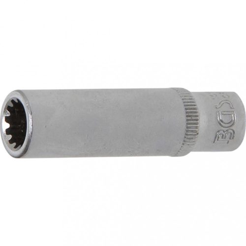 BGS technic Gola hlavica, Gear Lock, dlhá, 6,3 mm (1/4") račňa , 8 mm (BGS 10158)