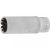 BGS technic Gola hlavica, Gear Lock, dlhá, 6,3 mm (1/4") račňa , 12 mm (BGS 10162)