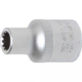   BGS technic Gola hlavica, Gear Lock | 12.5 mm (1/2") račňa | 8 mm (BGS 10208)