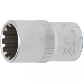   BGS technic Gola hlavica, Gear Lock | 12.5 mm (1/2") račňa | 15 mm (BGS 10215)