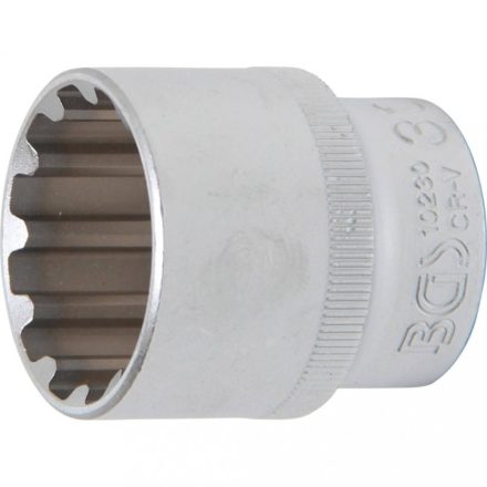 BGS technic Gola hlavica, Gear Lock | 12.5 mm (1/2") račňa | 30 mm (BGS 10230)