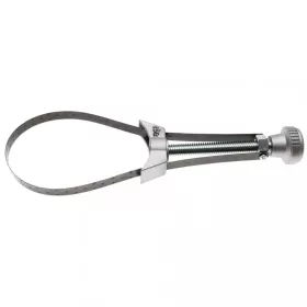   BGS technic Kľúč na olejový filter, remeňový, Pružinový oceľový pás, hliníková liatina | Ø max. 155 mm (BGS 1027)
