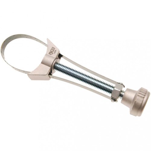 BGS technic Kľúč na olejový filter, remeňový, Pružinový oceľový pás, hliníková liatina | Ø max. 105 mm (BGS 1028)
