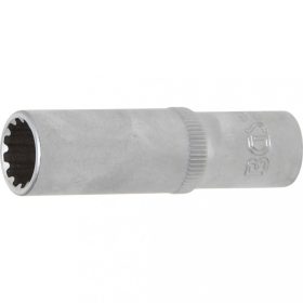   BGS technic Gola hlavica, Gear Lock, dlhá | 10 mm (3/8") račňa | 12 mm (BGS 10352)