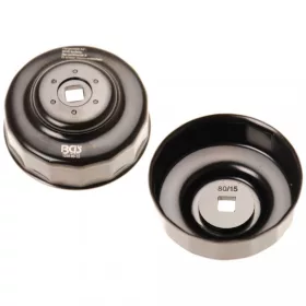   BGS technic Kľúč na olejový filter | 15-bodov | Ø 80 mm | pre Honda, Mazda, Nissan, Opel (BGS 1039-80-15)
