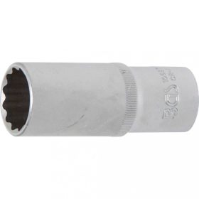   BGS technic Gola hlavica, 12-hran, dlhá | 12,5 mm (1/2") račňa | 22 mm (BGS 10687)