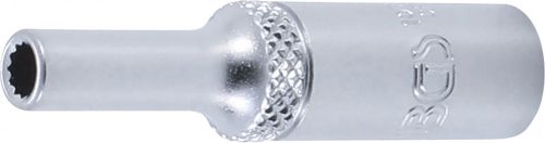 BGS technic Nástrčná hlavica, 12-hranná, predĺžená | 6,3 mm (1/4") | 4 mm (BGS 10702)