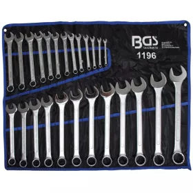   BGS technic Súprava kombinovaných kľúčov vidlica-očko (DIN 3113), 6 - 32 mm, 25 ks (BGS 1196)