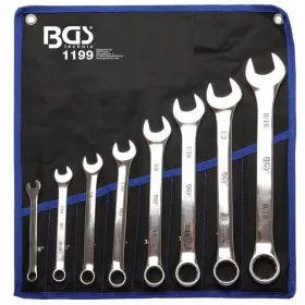   BGS technic Súprava kombinovaných kľúčov vidlica-očko | WHITWORTH | 1/8" WW - 9/16" WW | 8 ks (BGS 1199)