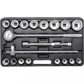   BGS DIY Súprava gola hlavíc | 20 mm (3/4") račňa | 19-50 mm | 20 ks (BGS 1202)