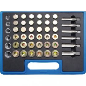   BGS technic Súprava na opravu závitov skrutiek na vypúšťanie oleja, 114 ks (BGS 123)