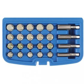   BGS technic Súprava na opravu závitov skrutiek na vypúšťanie oleja, 64 ks (BGS 126)