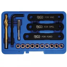   BGS technic Súprava na opravu závitov brzdového strmeňa, M9 x 1.25, 16 ks (BGS 148)