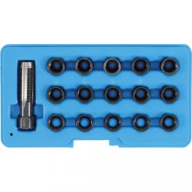   BGS technic Súprava na opravu závitov zapaľovacej sviečky, M14 x 1.25 mm, 16 ks (BGS 149)