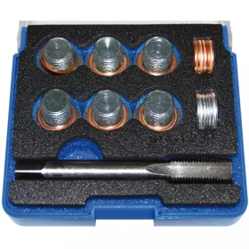   BGS technic Súprava na opravu závitov vypúšťacej skrutky oleja, M14 x 1.25 mm, 25 ks (BGS 151)