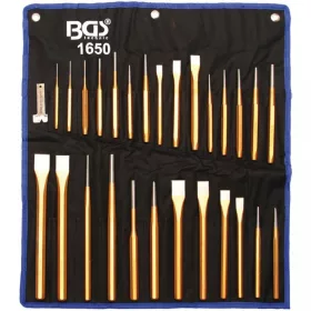   BGS technic Súprava sekáčov a vyrážačov, 28 dielna (BGS 1650)