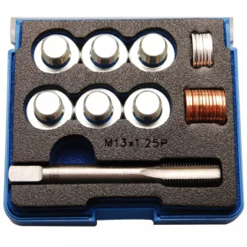   BGS technic Súprava na opravu závitov skrutiek na vypúšťanie oleja, M13 x 1.25 mm (BGS 168)