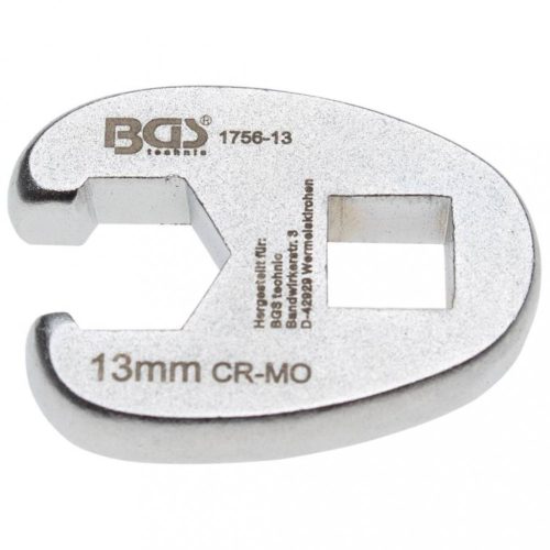 BGS technic Hlavica hollander kľúča | 10 mm (3/8") rukoväť | 13 mm (BGS 1756-13)