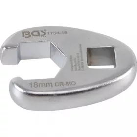   BGS technic Hlavica hollander kľúča | 10 mm (3/8") rukoväť | 18 mm (BGS 1756-18)