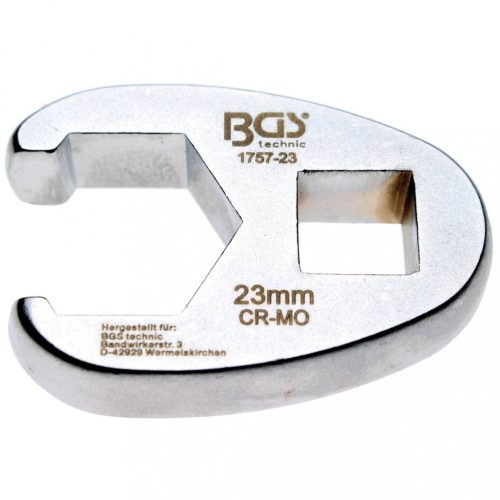 BGS technic Hlavica hollander kľúča | 12.5 mm (1/2") rukoväť | 23 mm (BGS 1757-23)