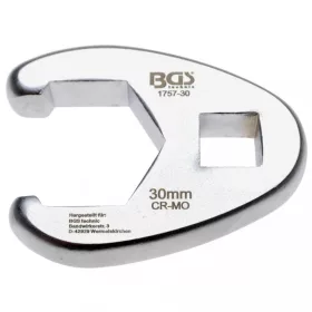   BGS technic Hlavica hollander kľúča | 12.5 mm (1/2") rukoväť | 30 mm (BGS 1757-30)