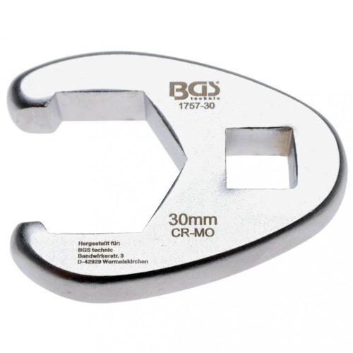 BGS technic Hlavica hollander kľúča | 12.5 mm (1/2") rukoväť | 30 mm (BGS 1757-30)