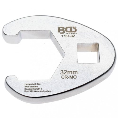 BGS technic Hlavica hollander kľúča | 12.5 mm (1/2") rukoväť | 32 mm (BGS 1757-32)