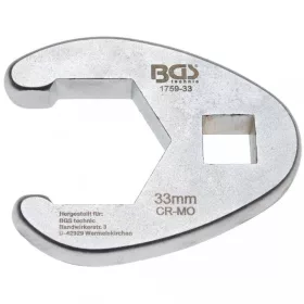   BGS technic Hlavica hollander kľúča | 10 mm (3/8") rukoväť | 33 mm (BGS 1759-33)