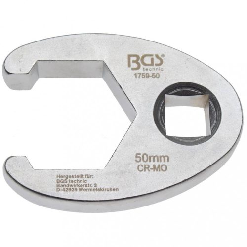 BGS technic Hlavica hollander kľúča | 20 mm (3/4") rukoväť | 50 mm (BGS 1759-50)