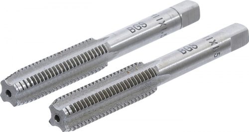 BGS technic Sada závitníkov | predrezávací a dokončovací závitník | M11 x 1,5 mm | 2-dielna (BGS 1900-M11X1-5-B)