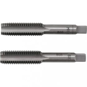   BGS technic Súprava závitníkov | predrezávací a dokončovací závitník | M16 x 2,0 | 2-dielna (BGS 1900-M16X2.0-B)