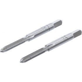   BGS technic Sada závitníkov | predrezávací a dokončovací závitník | M3 x 0,5 mm | 2-dielna (BGS 1900-M3X0-5-B)