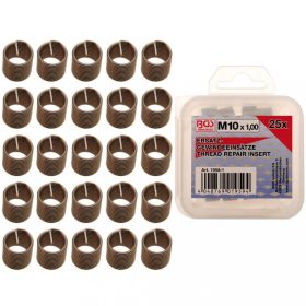   BGS technic Vložka na opravu závitu | M10 x 1.0 | 25 ks (BGS 1958-1)