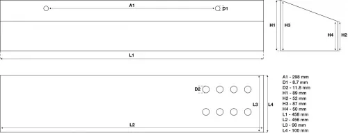 BGS technic Odkladacia piehradka pre dielenský vozík | pre BGS 2001, 4204, 4205, 4206 (BGS 2001-7)
