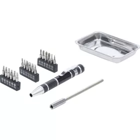   BGS DIY Sada presných skrutkovacích bitov | s magnetickou adhéznou stopkou | 21-dielna (BGS 20821)
