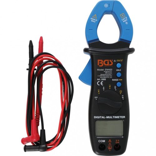 BGS technic Kliešťový digitálny multimeter pre jednosmerný aj striedavý prúd (BGS 2202)