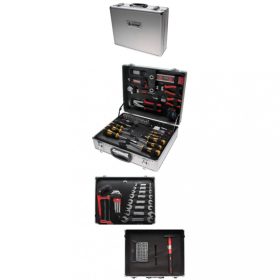   BGS DIY Sada náradia v hliníkovom púzdre, 129 dielna (BGS 2204)