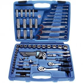   BGS technic Súprava gola hlavíc, Šesťhran | 6.3 mm (1/4") / 10 mm (3/8") račne | palcové veľkosti, 92 ks (BGS 2299)