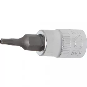   BGS technic Hlavica – bit „T-Star” bezpečnostná (s dierou) (pre Torx) | 6.3 mm (1/4") račňa | T10 (BGS 2357)