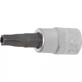   BGS technic Hlavica – bit „T-Star” bezpečnostná (s dierou) (pre Torx) | 6.3 mm (1/4") račňa | T30 (BGS 2362)