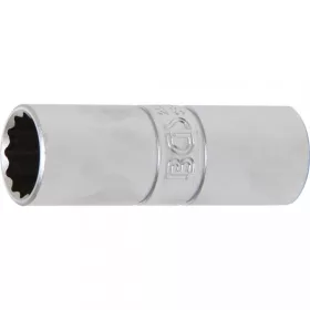   BGS technic Gola hlavica na zapaľovaciu sviečku s gumeným držiakom, 12-hran | 12.5 mm (1/2") račňa | 16 mm (BGS 2385)