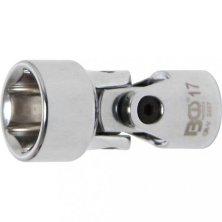 BGS technic Univerzálna gola hlavica s kĺbom, šesťhran | 10 mm (3/8") račňa | 17 mm (BGS 2457)