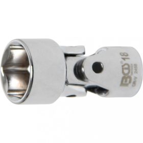   BGS technic Univerzálna gola hlavica s kĺbom, šesťhran | 10 mm (3/8") račňa | 18 mm (BGS 2458)