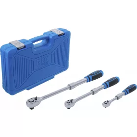   BGS technic Súprava obojstrannej račne | roztiahnuteľný | 6,3 mm (1/4") - 10 mm (3/8") - 12,5 mm (1/2") | 3 ks. (25123)