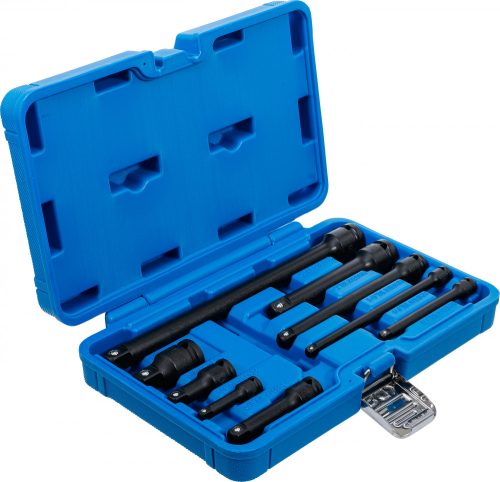 BGS technic Sada silových predlžovákov | 6,3 mm (1/4") / 10 mm (3/8") / 12,5 mm (1/2") | 9-dielna (BGS 25145)