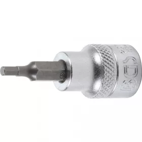   BGS technic Hlavica - bit | 10 mm (3/8") račňa | Šesťhran (imbus) 3 mm (BGS 2576)