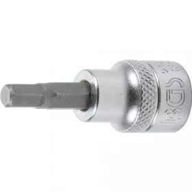   BGS technic Hlavica - bit | 10 mm (3/8") račňa | Šesťhran (imbus) 7/32” (BGS 2723)